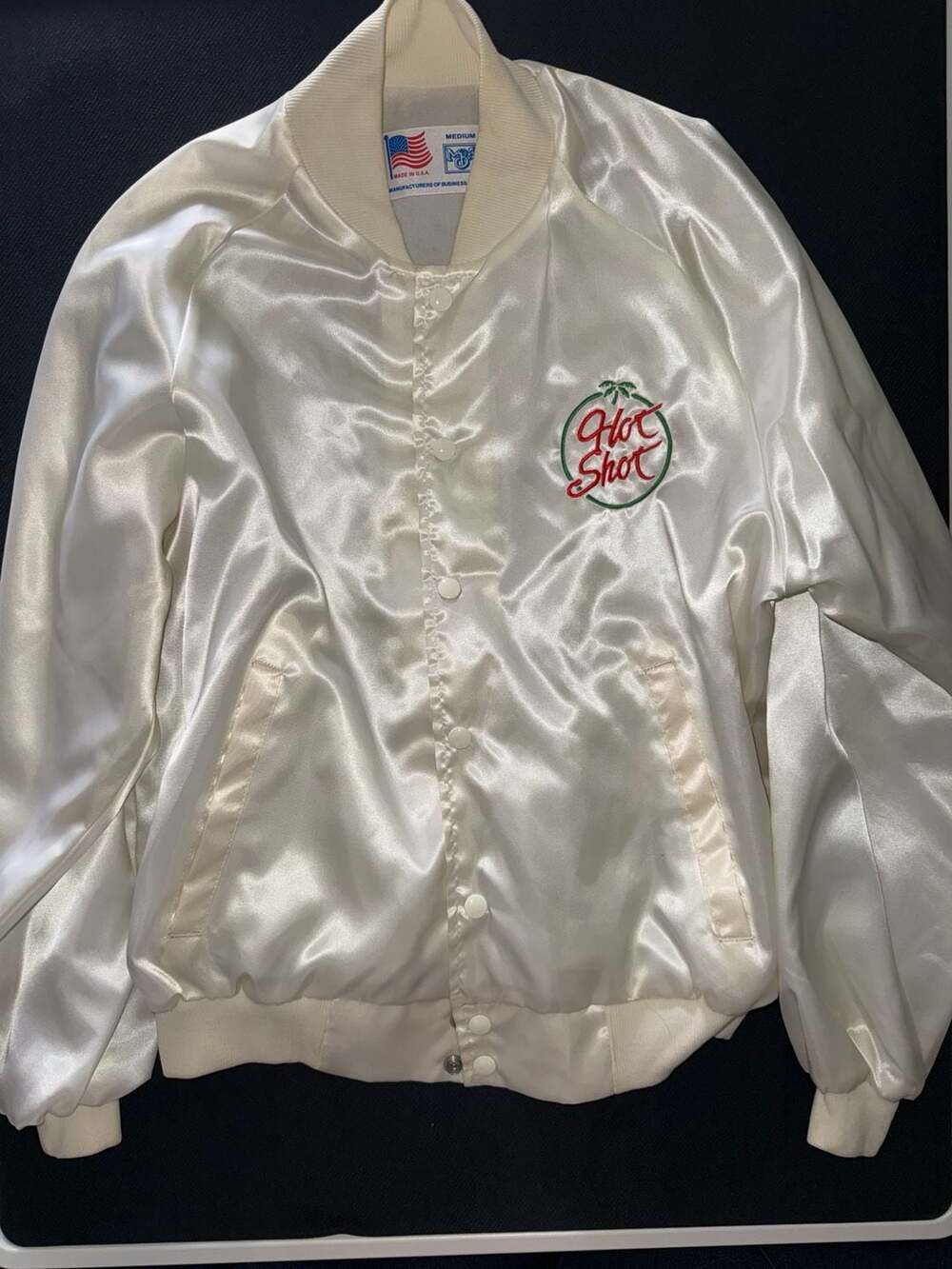 MBA Hot Shot Satin Bomber Jacket